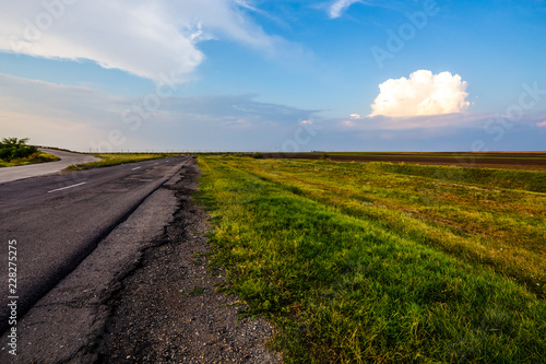 road goes  distance