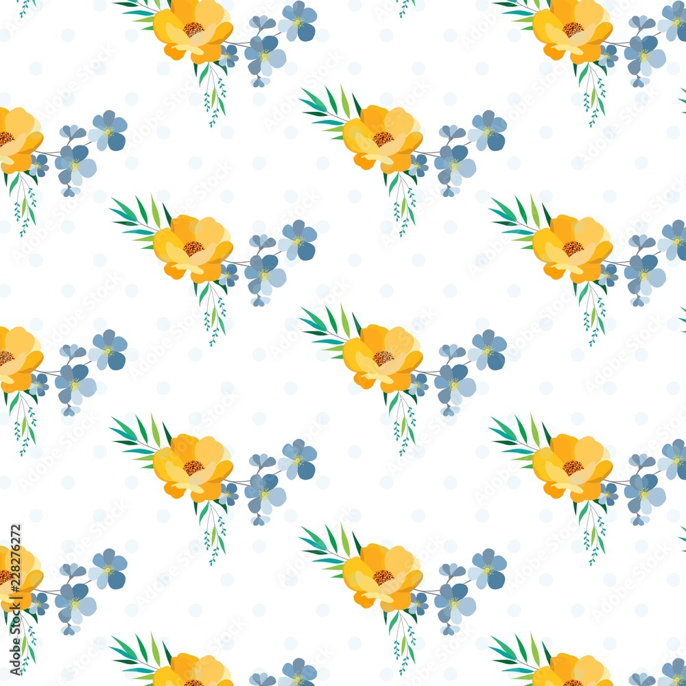 Obraz premium floral pattern 
