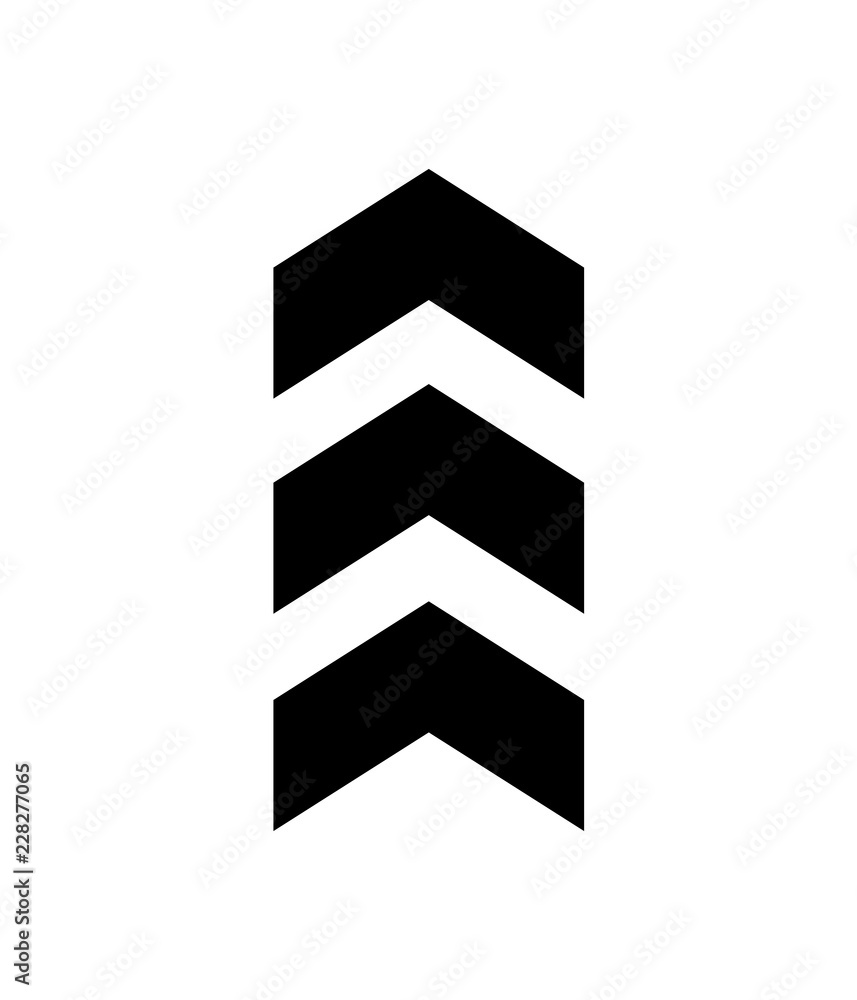 chevron vector icon Stock Vector | Adobe Stock