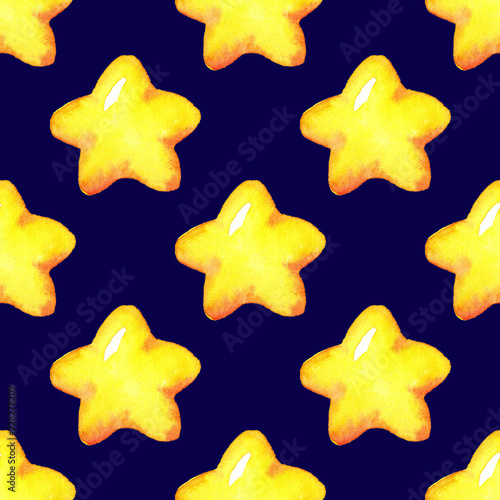 Cartoon yellow stars