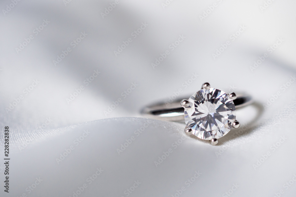 Jewelry wedding diamond ring close up Jewelry wedding diamond ring close up