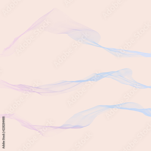 Silky pastel wave