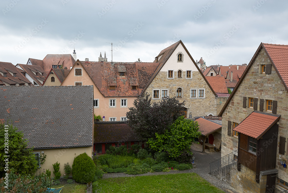 old town in rothenburg