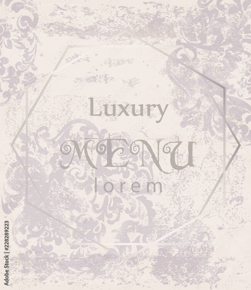 Luxury ornamented background Vector. Royal luxury texture floral decor. Pastel colors Luxury ornamented background Vector. Royal luxury texture floral decor. Pastel colors
