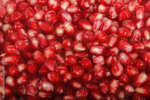 berries of pomegranate background