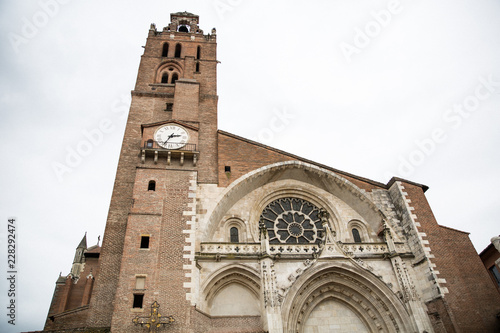 Cathedral Saint Etienne in Toulouse France during daytime