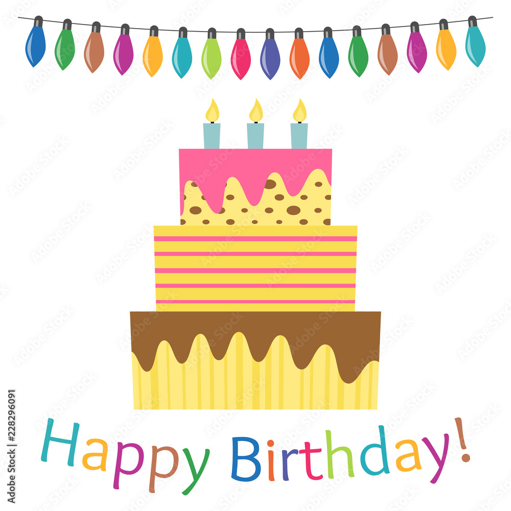 Sweet Cake for Birthday Celebration Sweet Cake for Birthday Celebration