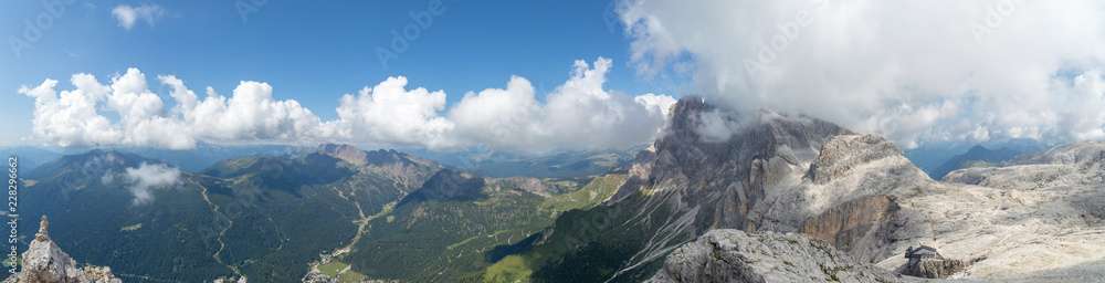 Montagne viste dall'alto