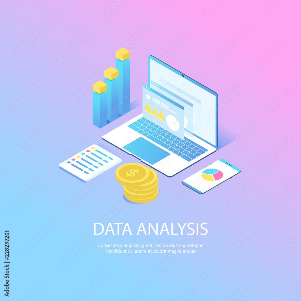 Modern web  isometric data analysis