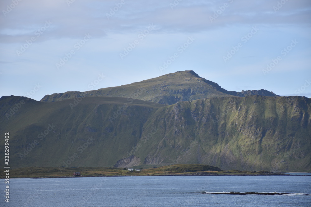 Norwegen, Flakstad, Flakstadöy, Flakstadøy, Ramberg, Lofoten, Nordland ...