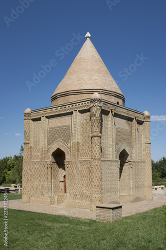 Aisha-Bibi is a Qarakhanid mausoleum of the eleventh or twelfth century, Taraz, Kazakhstan