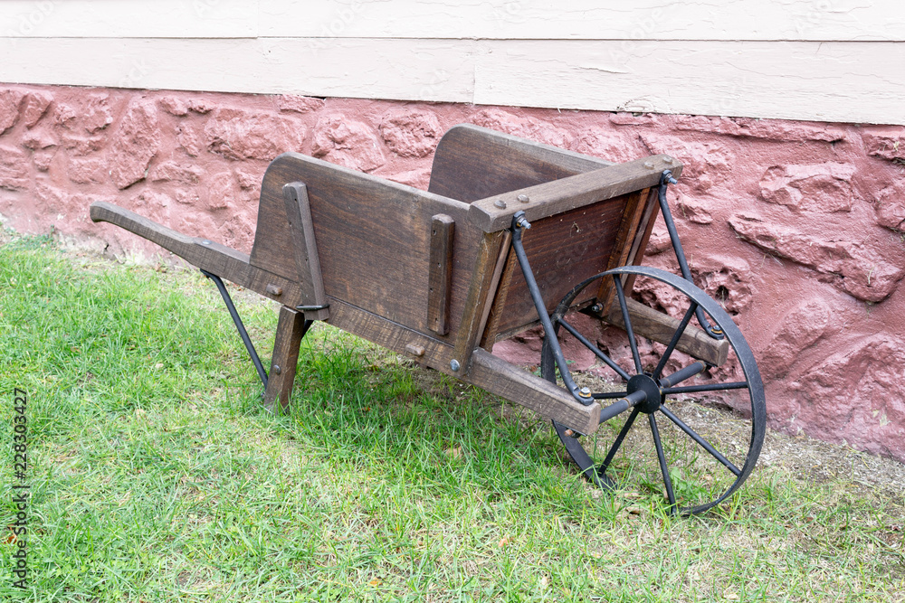 Little Vintage Wheelbarrow