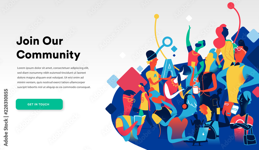 Join the Community Landing Page