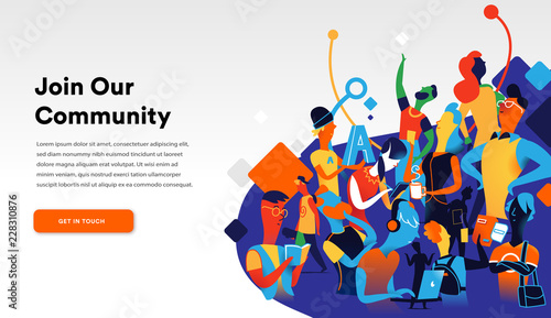 Join the Community Landing Page © Hurca!