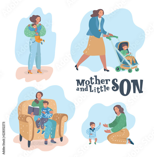 Mother and Son scenes.