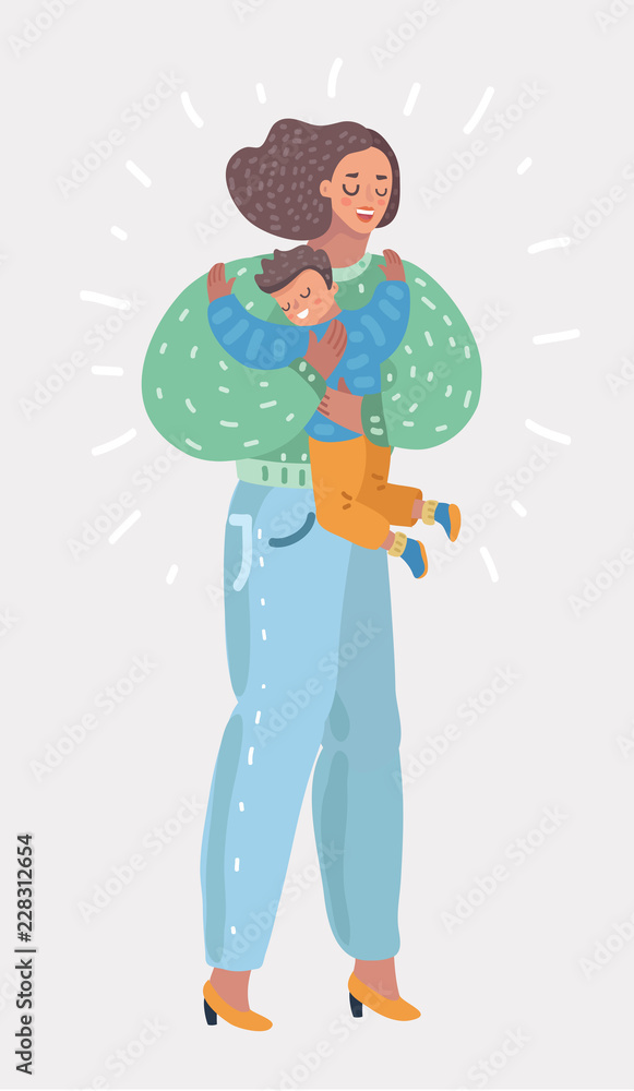 Happy Mother with Baby Happy Mother with Baby