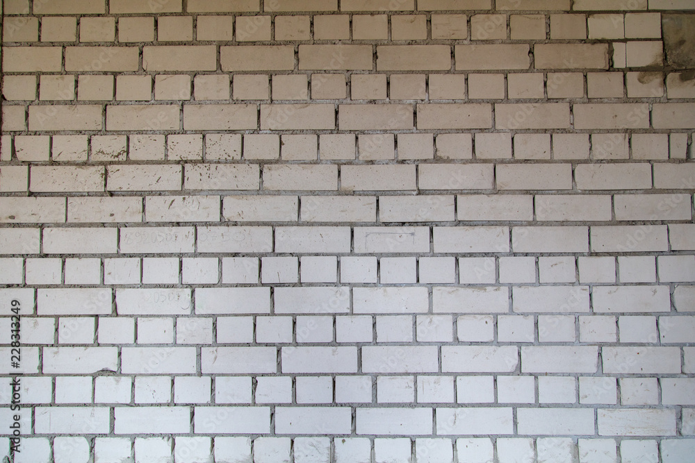 Brick wall in the house as an abstract background
