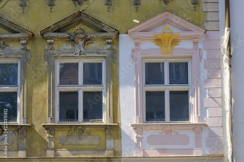 Germany, Augsburg, Lechviertel, Gignoux House, renovated fassade