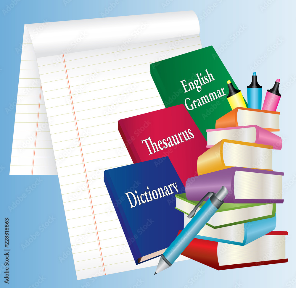 English school subject icon Stock Vector | Adobe Stock