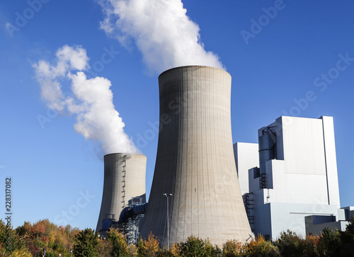 Fotografi brown cole power station RWE in Germany