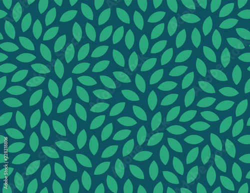 Leaves Pattern. Endless Background. Vector
