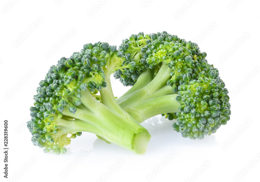 Broccoli isolated on white background Broccoli isolated on white background
