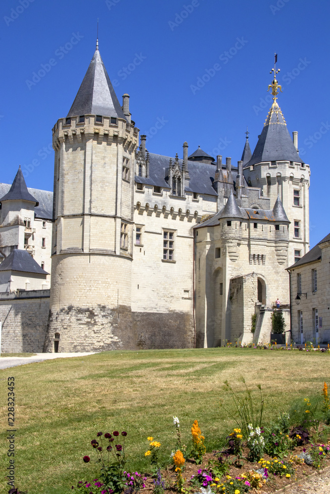 Fototapeta premium Saumur. Le château. Maine et Loire. Pays de Loire 