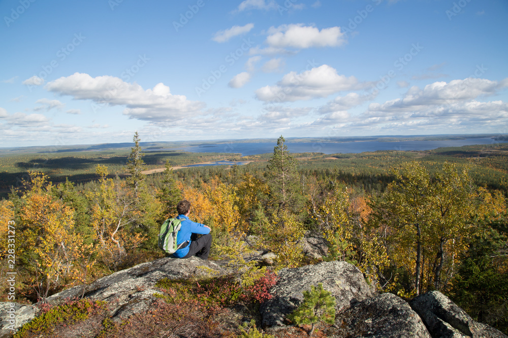 Fototapeta premium Pyhitystunturi autumn