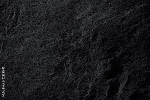 pattern texture of black slate stone background