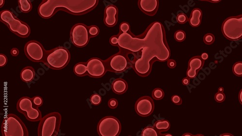 Wallpaper Mural Animation of liquid, fluid, oil, DNA, DNA cells, Abstract Background for motion graphics.  Cells, Liquid, Bubble Animation Background. Torontodigital.ca