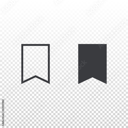 Vector save icon isolated on transparent background. Element for design interface mobile app or website. Compilation and favorites