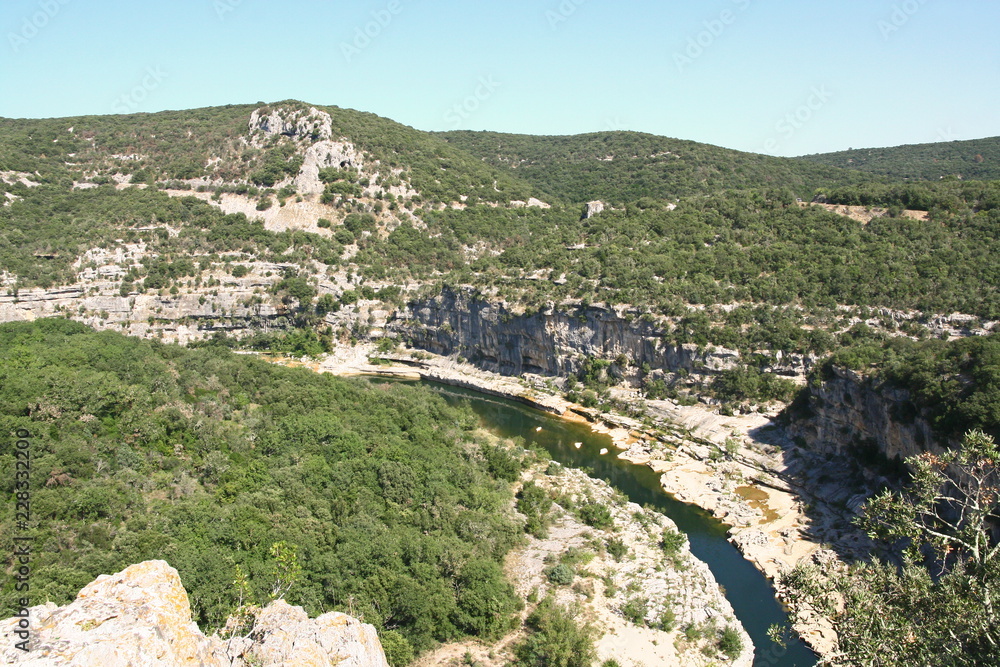 les gorges de l'Ardèche