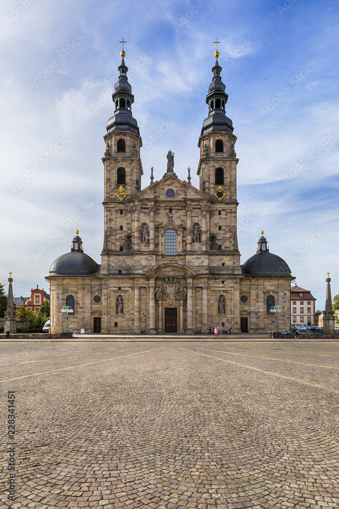 Fulda Cathedral and Domplatz square