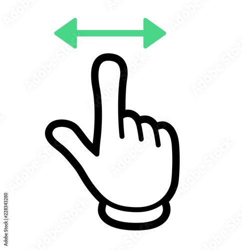 パネルタッチ アイコン（漫画風）