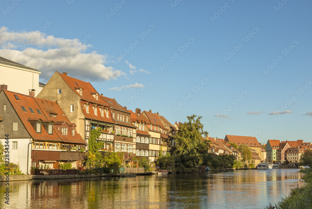 Bamberg, Klein-Venedig quarter on Regnitz river