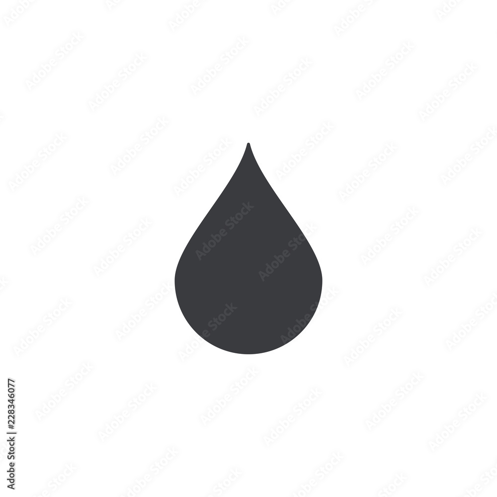 Drop icon. Vector droplet shape. Element for design logo. Blob template Drop icon. Vector droplet shape. Element for design logo. Blob template