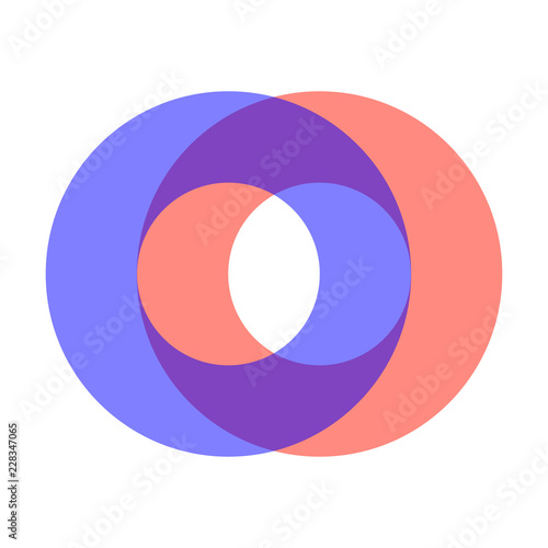 Abstract circles intersections - vector