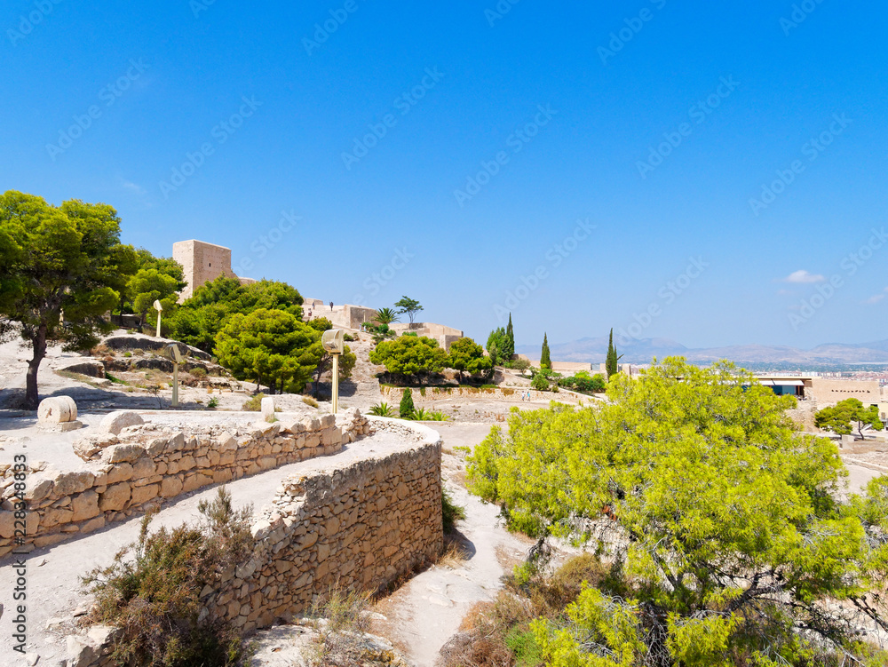 Castillo de Santa Barbara (Santa Barbara Castle), Alicante. Spain.
