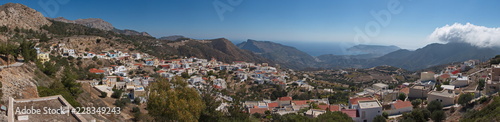 Mountain village Othos on Karpathos in Greece