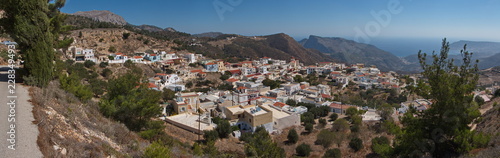 Mountain village Othos on Karpathos in Greece