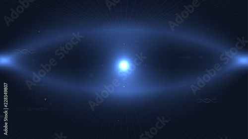 miracle conceptual DNA illustration vector background