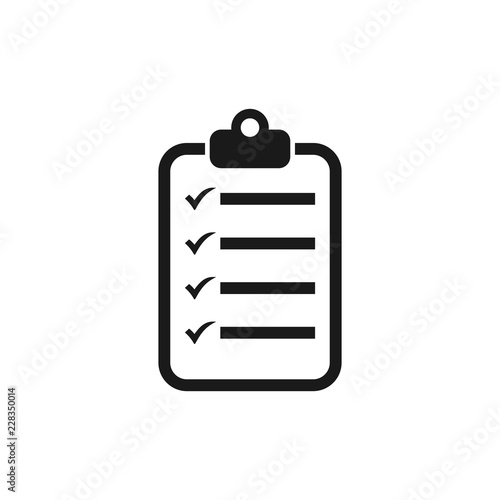 checklist icon. checklist checkboard icon vector © zo3listic
