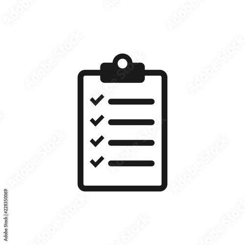 checklist icon. checklist checkboard icon vector