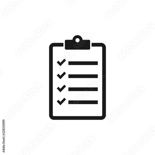 checklist icon. checklist checkboard icon vector