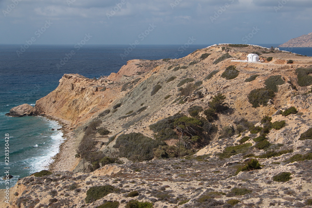 Church at the road near Arkasa on Karpathos in Greece Church at the road near Arkasa on Karpathos in Greece