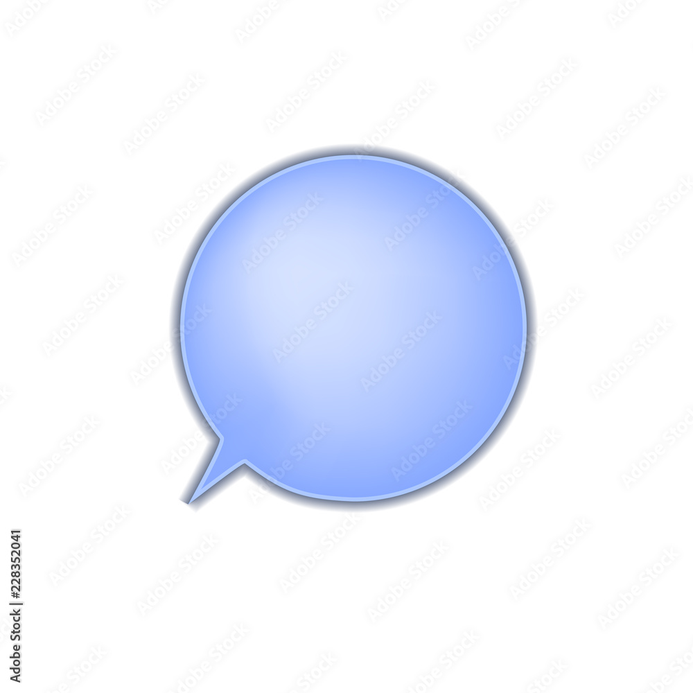 Vector Talk Bubble, Blank Frame Template, 3D Illustration, Paper Art Style. Vector Talk Bubble, Blank Frame Template, 3D Illustration, Paper Art Style.