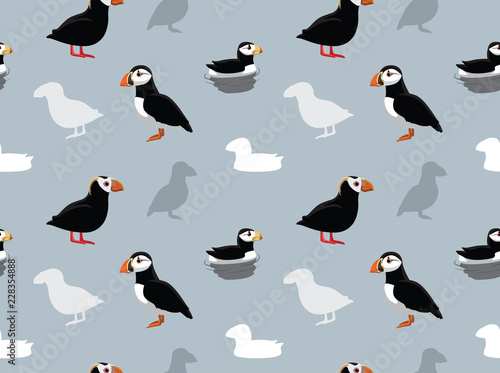 Bird Puffin Wallpaper