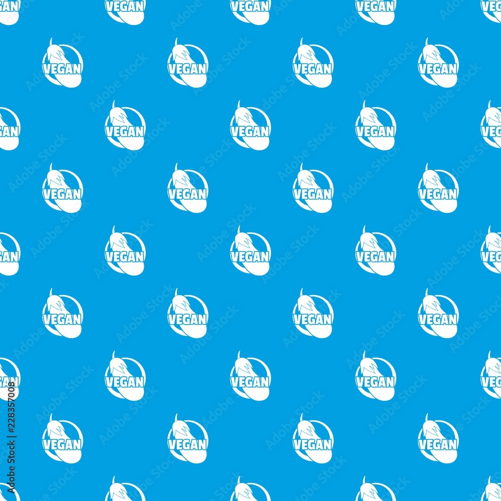 Vegan pattern vector seamless blue repeat for any use Vegan pattern vector seamless blue repeat for any use