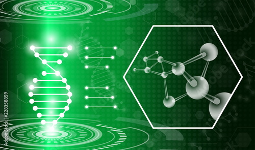 abstract background technology concept in green light,human body heal,technology modern medical science in future and global international medical with tests analysis clone DNA human