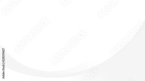 Abstract white gradient curve graphic background, copy space composition.